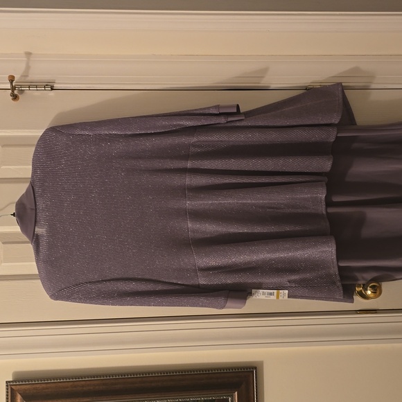 R & M COLLECTION BRAND WOMEN'S TWO PIECE FANCY DRESS AND MATCHING JACKET SIZE 14 - Picture 14 of 17